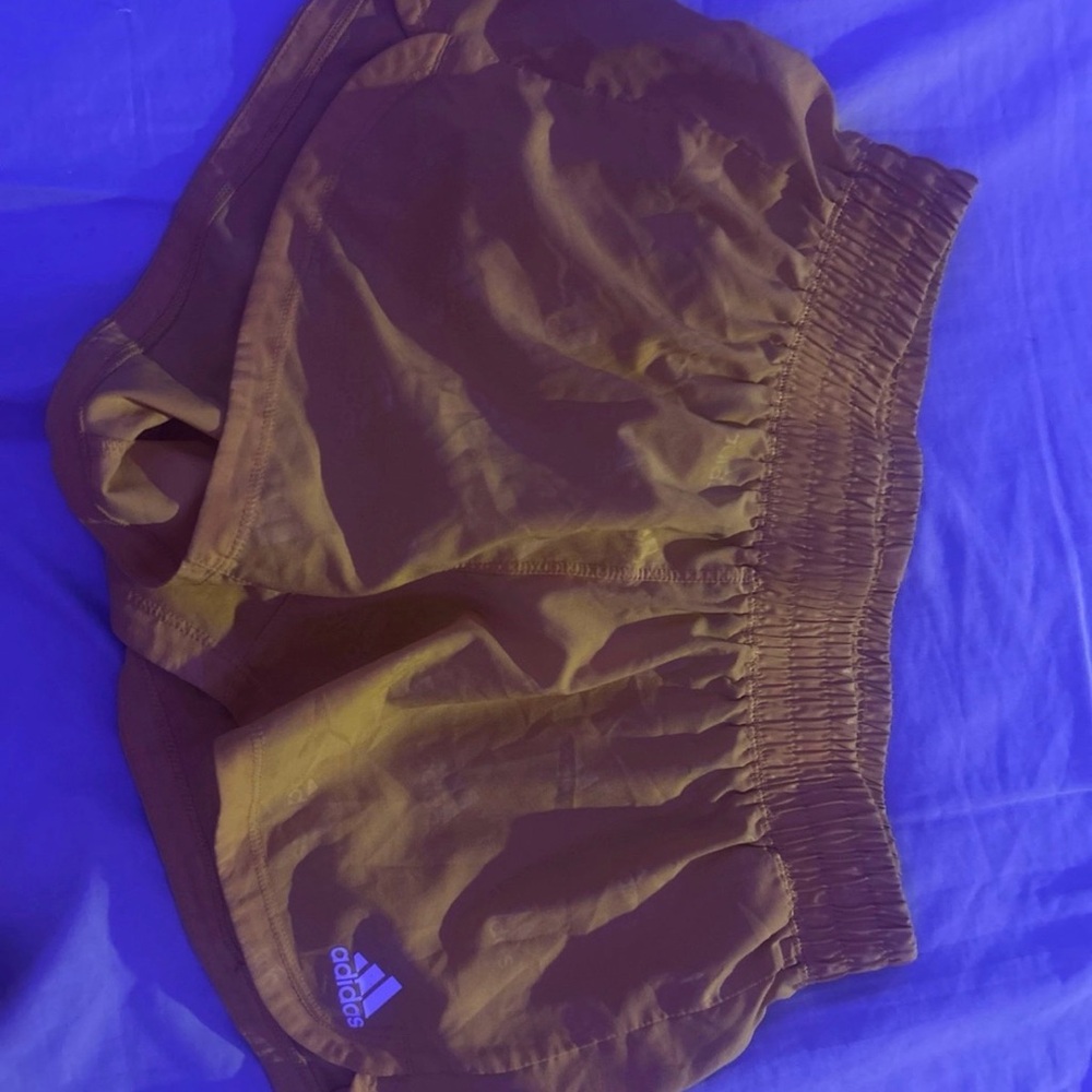 Adidas Vibrant Yellow Athletic Shorts